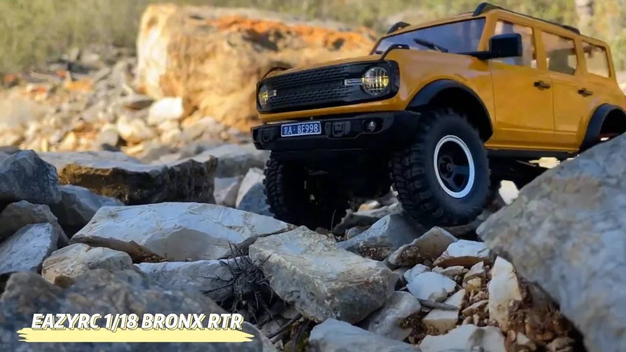 EAZYRC 4X4 1:18 Bronx RTR RC Rock Crawler - High Traction