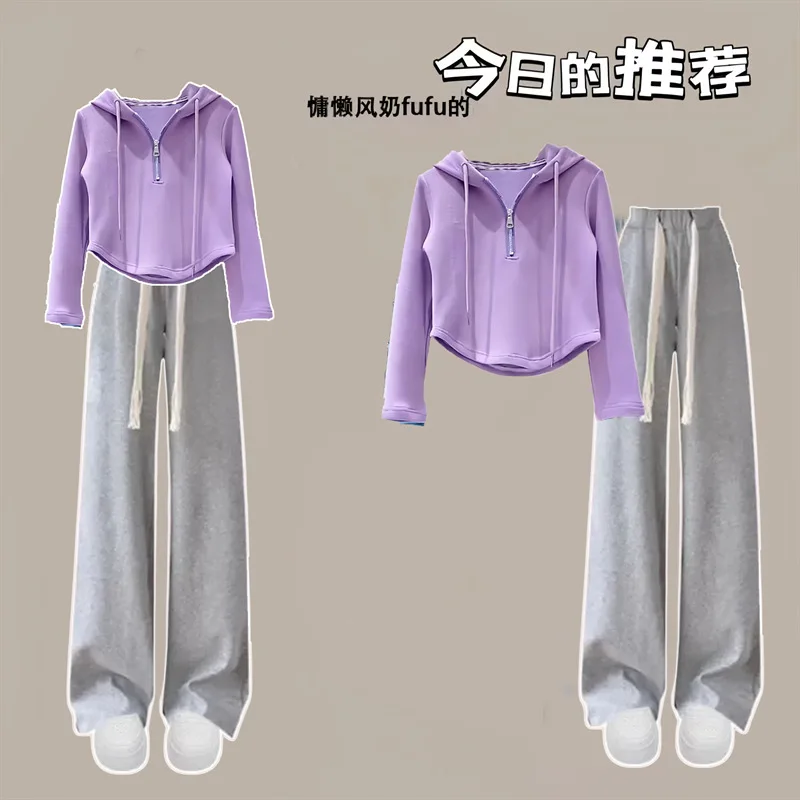 2023 комплект одежды для подростков Новый Модный повседневный спортивной девочек на весну и осень