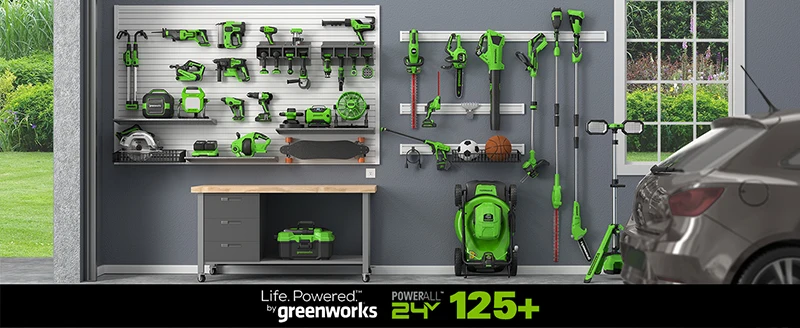 Tagliabordi Greenworks 24V 10" senza fili TORQDRIVE con batteria da 4 Ah e caricabatteria, utensili compatti e leggeri_voghion.com