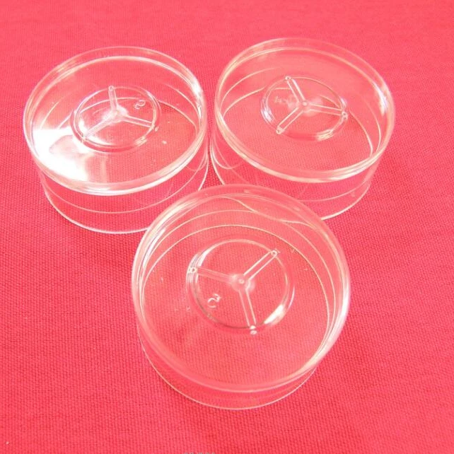 Высококачественные прозрачные и круглые пластиковые чашки для свечей