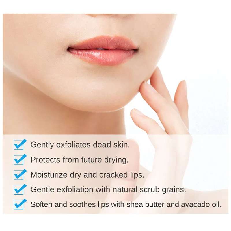 AH Отшелушивающий увлажняющий мятный кокосовый палочка для губ мужчин от частной