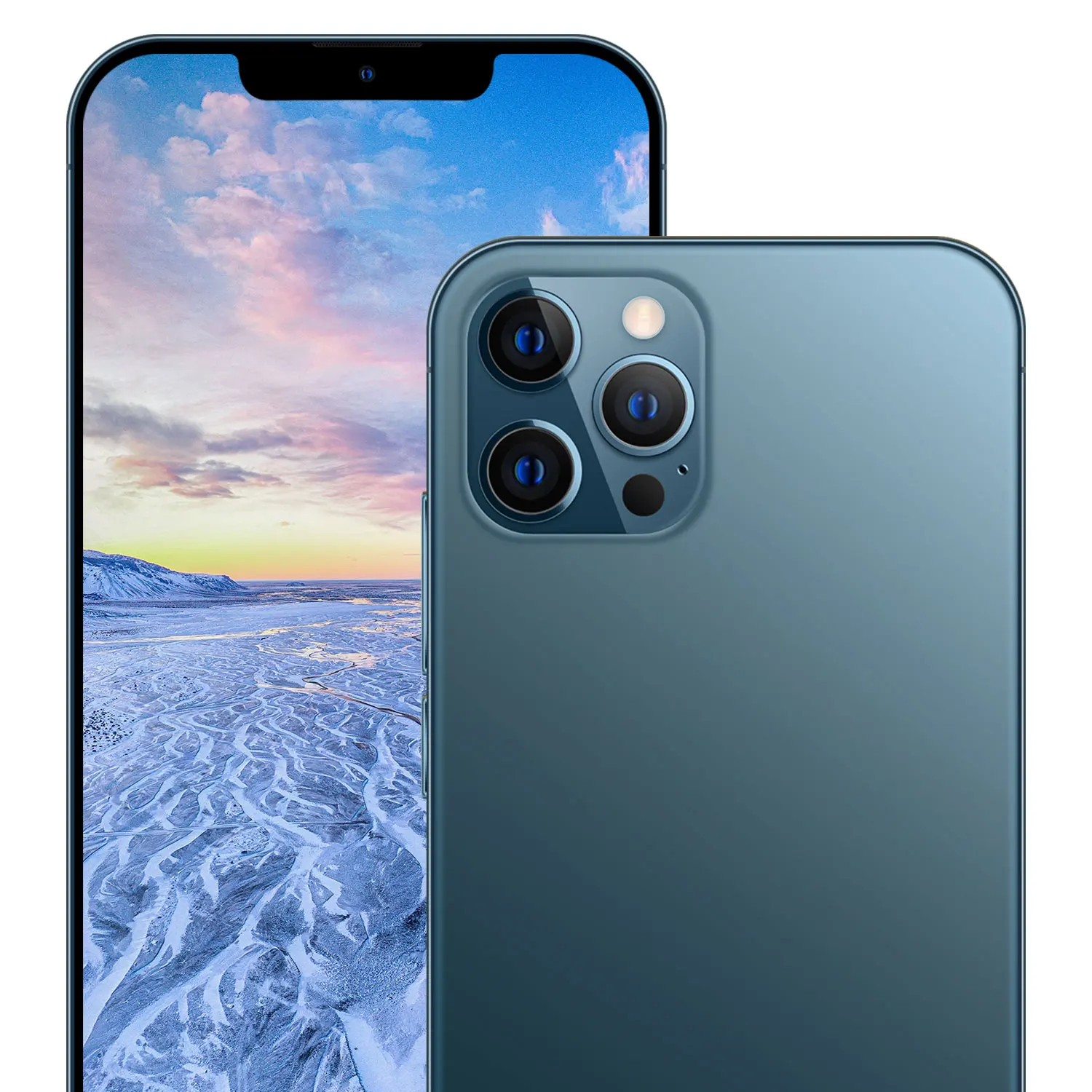 I12 pro Max смартфон экран 6 7 дюймов 8 ГБ + 256 Android система 16 Мп 32 МП 6800