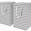 Gray and white stripes - single pack