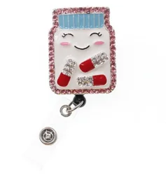 Medical Badge Holder Cute Style Pill