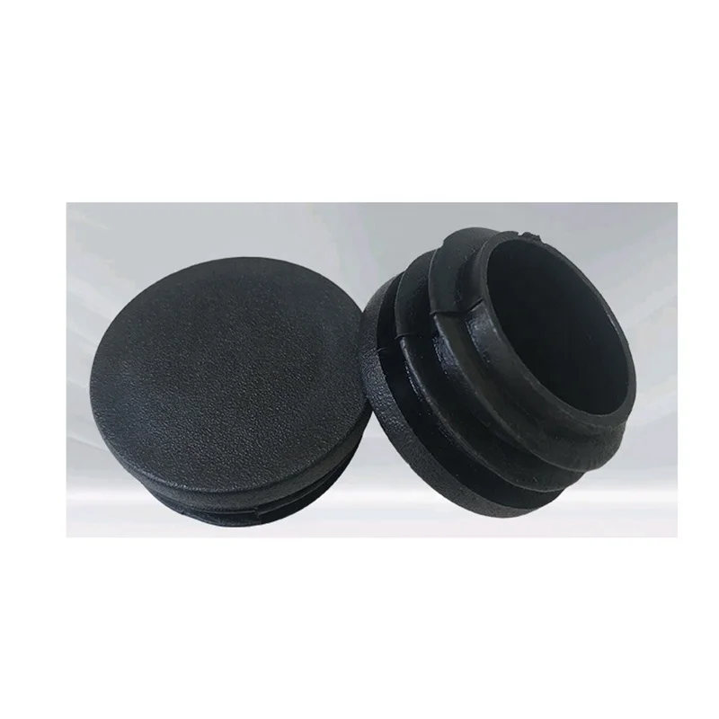 Pipe Insert Tube End Cover Round Plastic Fitting Tube End Plug for Furniture Desk Table Chair Sofa Leg Fencing Post