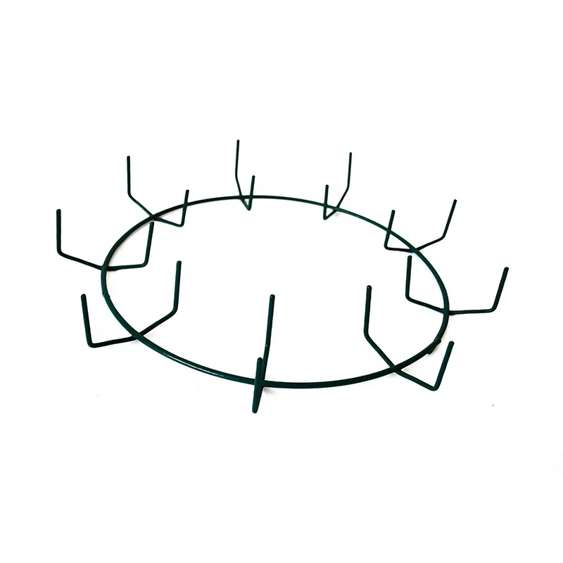 12 Inch Clamp Style Floral Garden Metal Wire Small Wreath Rings Bulk