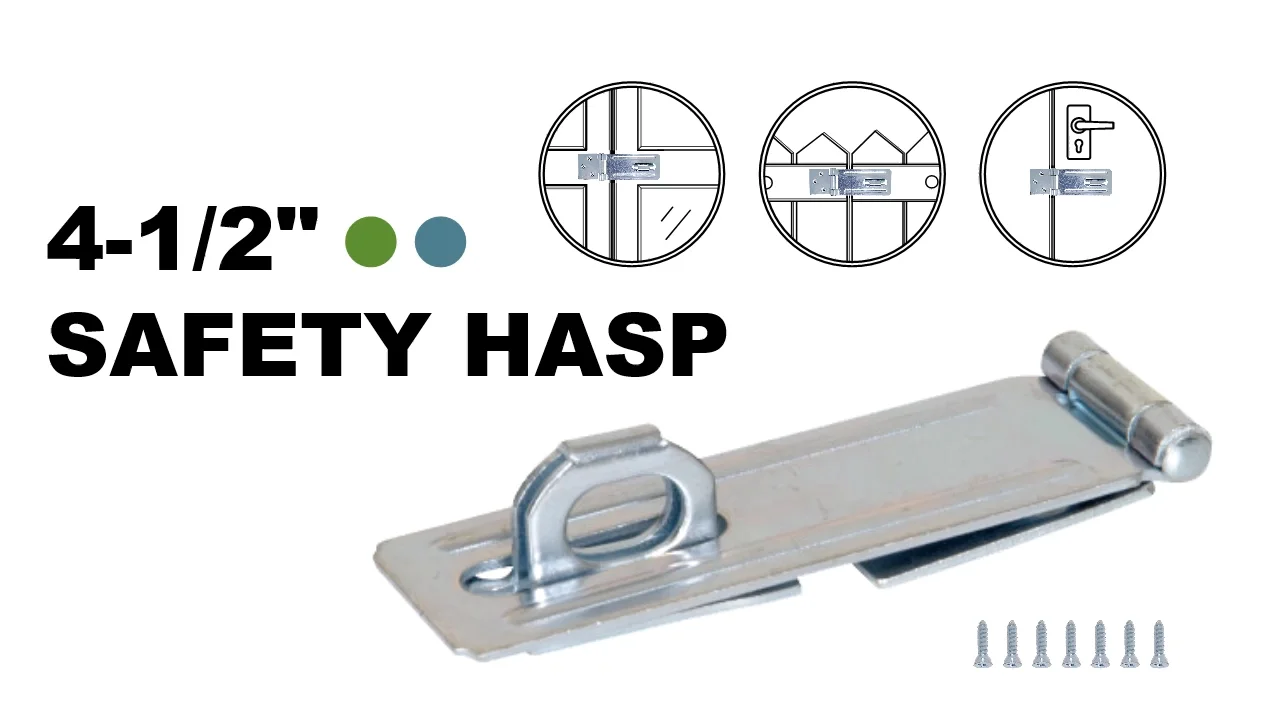 Safety Hasp Door Clasp Gate Lock Latch,41/2",Door Bolt Latch Buy