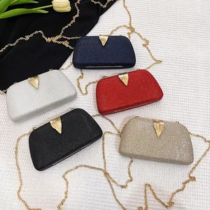 2026 New Clutch Purse Bag for Evening Ladies Party Bag Chain Handbags Crossbody Shoulder Bags