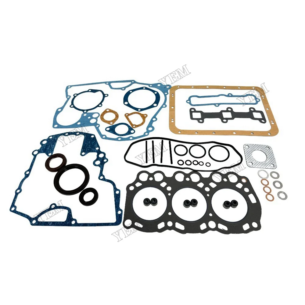 Full Gasket Kit Compatible for Mitsubishi L3C Machinery Engine Spare Parts 6