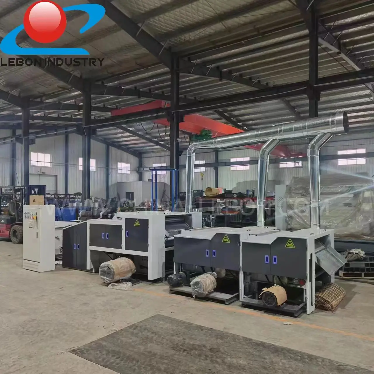 Automatic Clothes Recycling Machine for Spinning Yarn and Tearing Fabric Waste - Textile Recycling Equipment