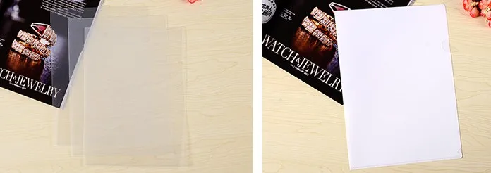 Extra Thickness Customized Printed Plastic Clear Transparent Doc Paper ...