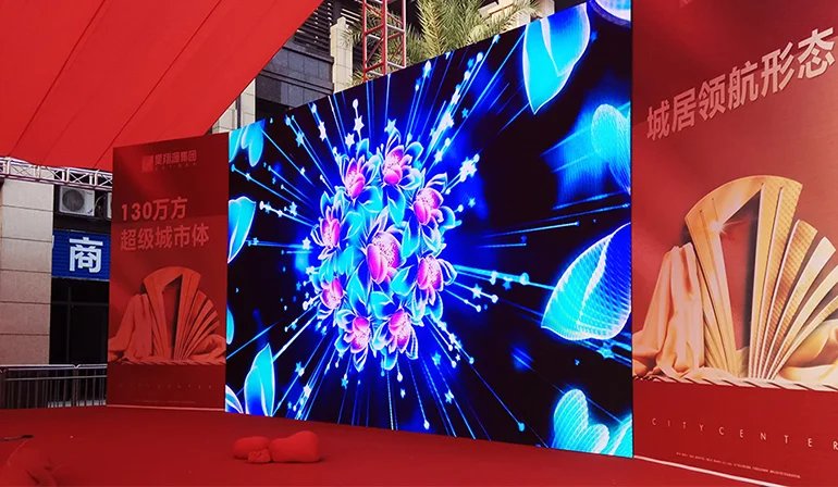 TUV Outdoor Rental LED Display P6 SDK 1R1G1B 6000cd/Sqm Waterproof