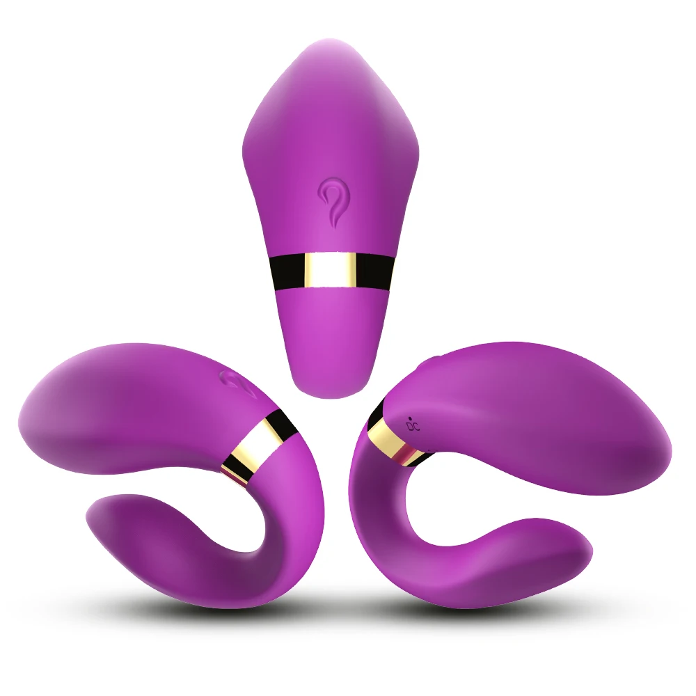 Double Vibration Remote Control Adult Sex Toys Couple Vibrators for Partner  Play