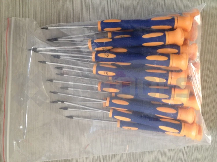 T6 Tr6 T8 T10 Mini Torx Security Screwdriver with comfort Handle for XBOX and PS Reparation