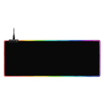 High Quality RGB Gaming Mouse Pad LED Soft Extra Extended Large Mouse Pad, Anti-Slip Rubber Base Computer Keyboard Mouse Mat