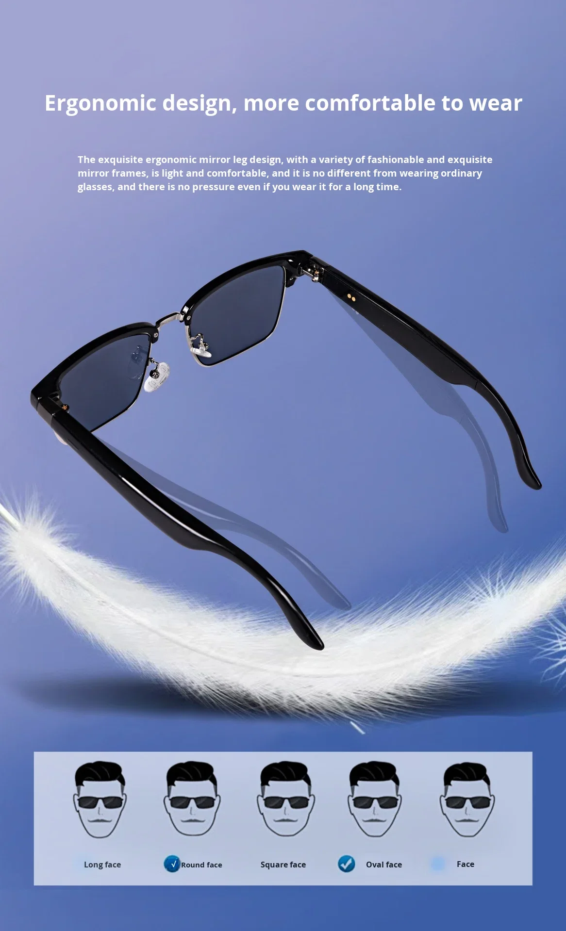 Welcome OEM Order, Factory Whole Selling Gm7 Smart Glasses For Music Call Ai Voice Translation Voice Assistant Fashion Glasses Ipx-5 Waterproof 1080p Type-c Charging App - Buy Smart Glasses bluetooth Music Call Glasses ai Voice Translation Glasses voice Assistant Fashion Glasses ipx-5 Waterproof Smart Glasses music Call Smart Glasses voice Translation Glasses fashion Voice Assistant Glasses ipx-5 Waterproof Smart Glasses pvc Frame Smart Glasses