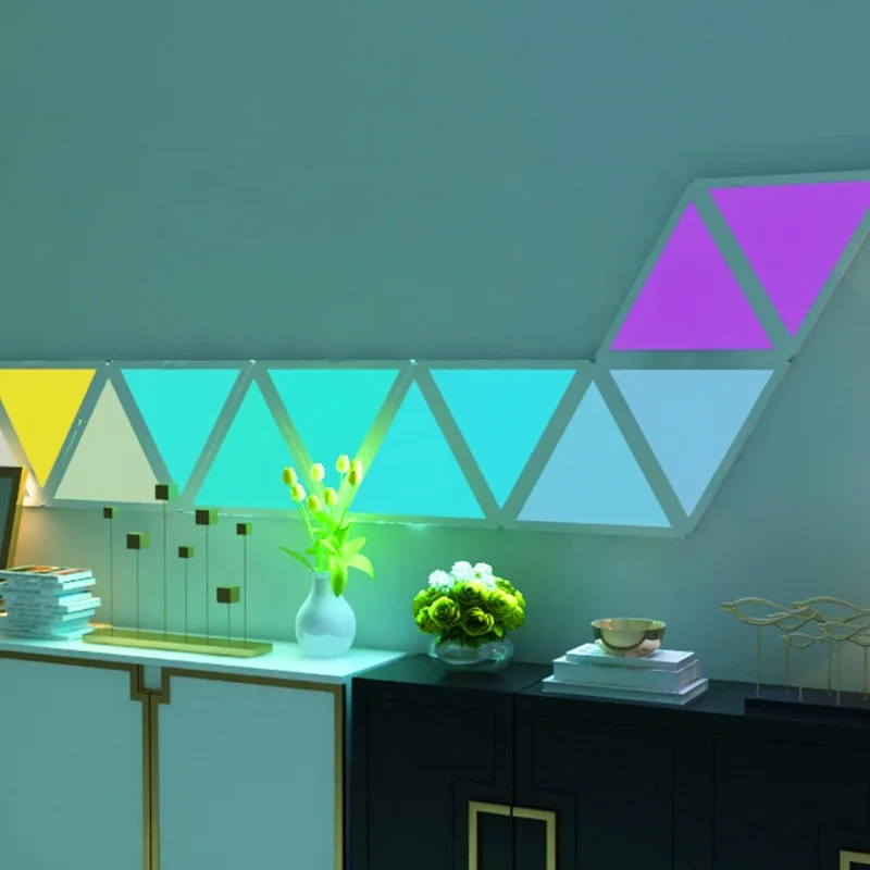 SENSELED Smart LED Celling Light Panels Multicolor RGBW Triangle Led Panel Lights