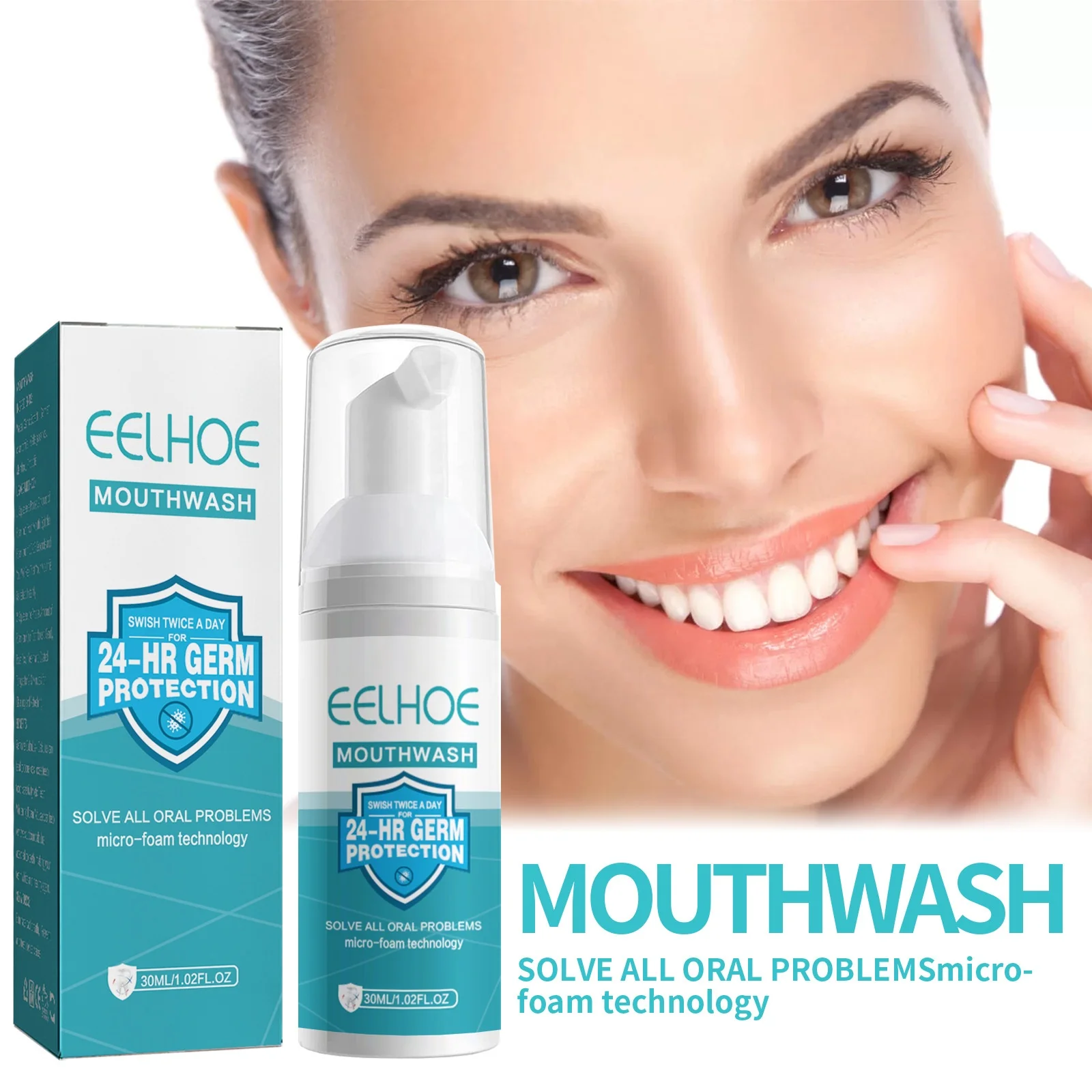 24 Hour Germ Protection Calculus Removal Mouthwash Teeth Whitening ...