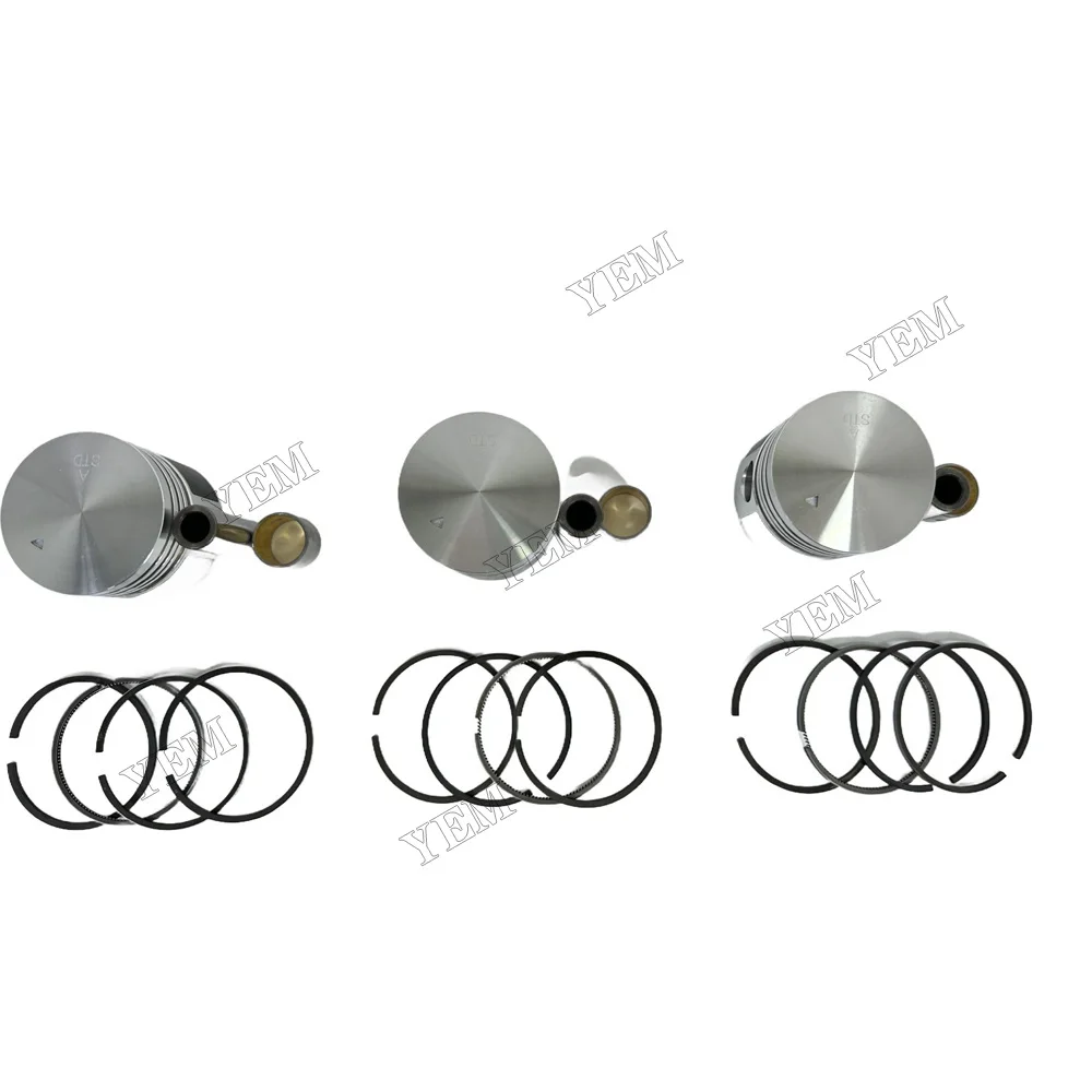 Piston Kit Fit for Mitsubishi K3B Engine 2