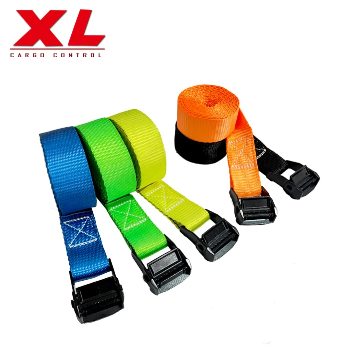 Прямая поставка с завода 25 мм стягивающиеся ремни для безопасности грузов ремень