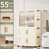 Armario de 55 cm de ancho - Armario plegable de 2 puertas