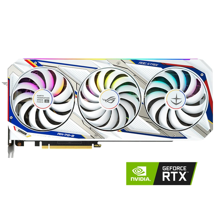 Used ASUS ROG STRIX GeForce RTX 3090 GUNDAM Edition 24GB GDDR6X