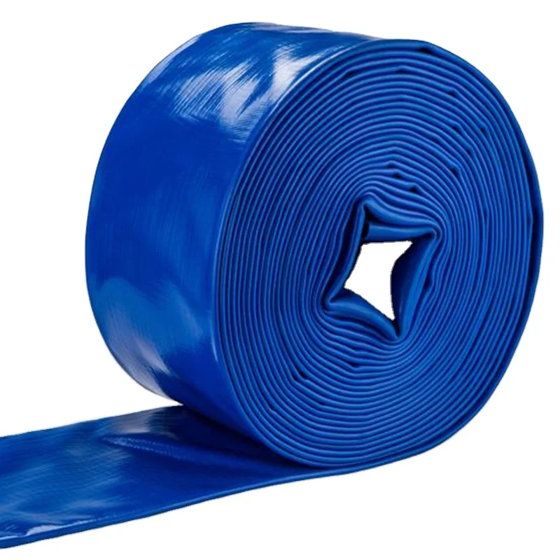 PVC LayFlat Hose Agricultural Watering Hose for Irrigation System Flexible Pvc Lay Flat Hose Pipe High Pressure Plastic