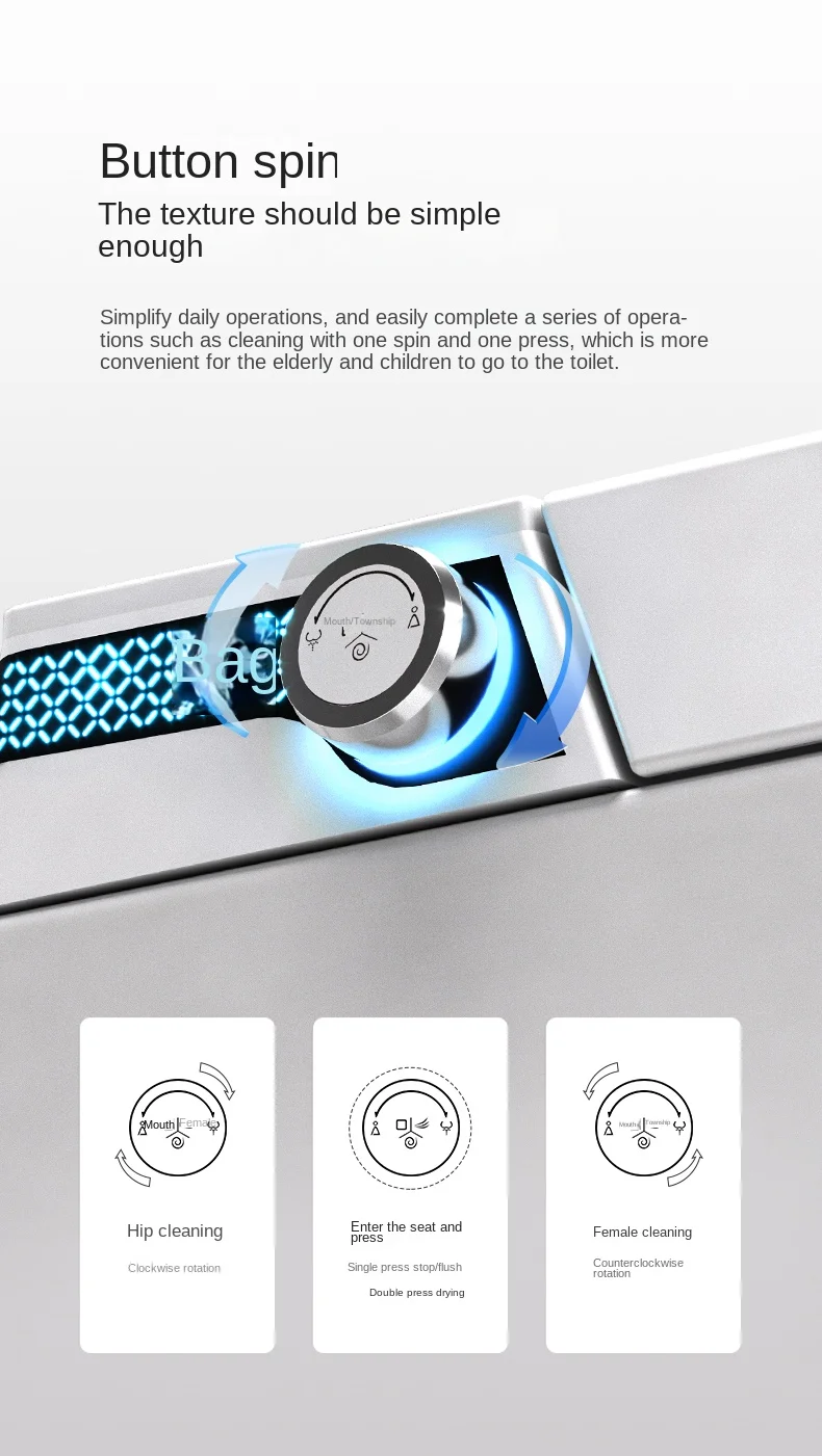 product mini size design bathroom automatic flush one piece ceramic intelligent toilets electronic sanitary ware smart toilet-19