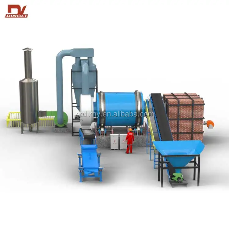 Automatic Continuous Working Silica Sand Drying Machine