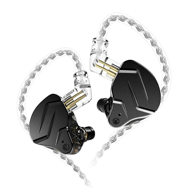 KZ ZSN Pro X 1BA+1DD Hybrid Technology Metal In Ear Earphones HIFI Bass Earbuds Monitor Earphone Sport Noise Cancelling Headset