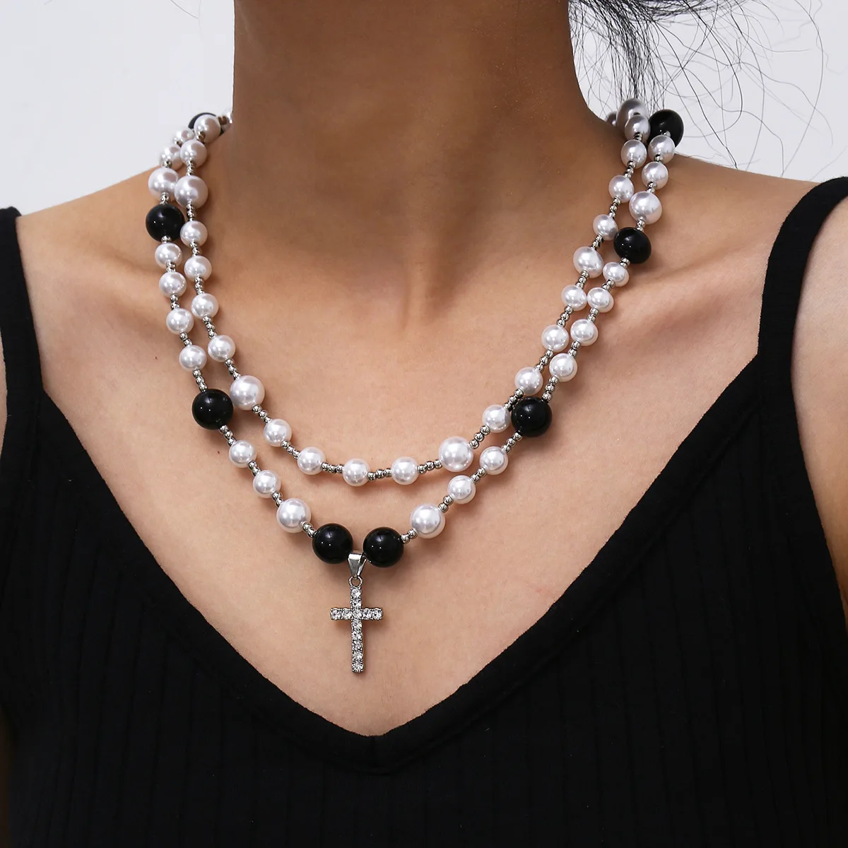 Wholesale Silver Double Layered Pearl 