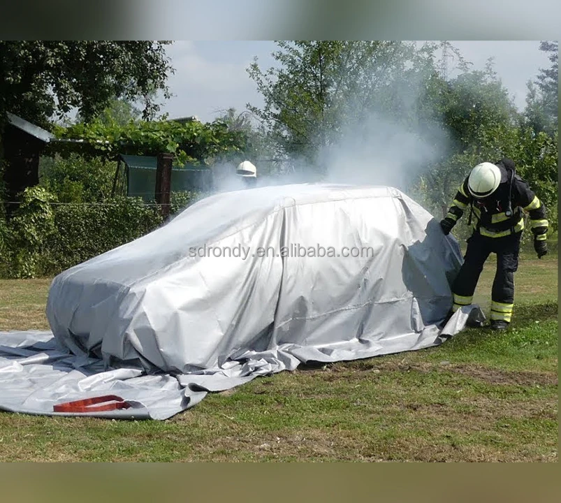 Ev Fire Blanket Isolate and Extinguish Car Fire Blanket for Gas Station