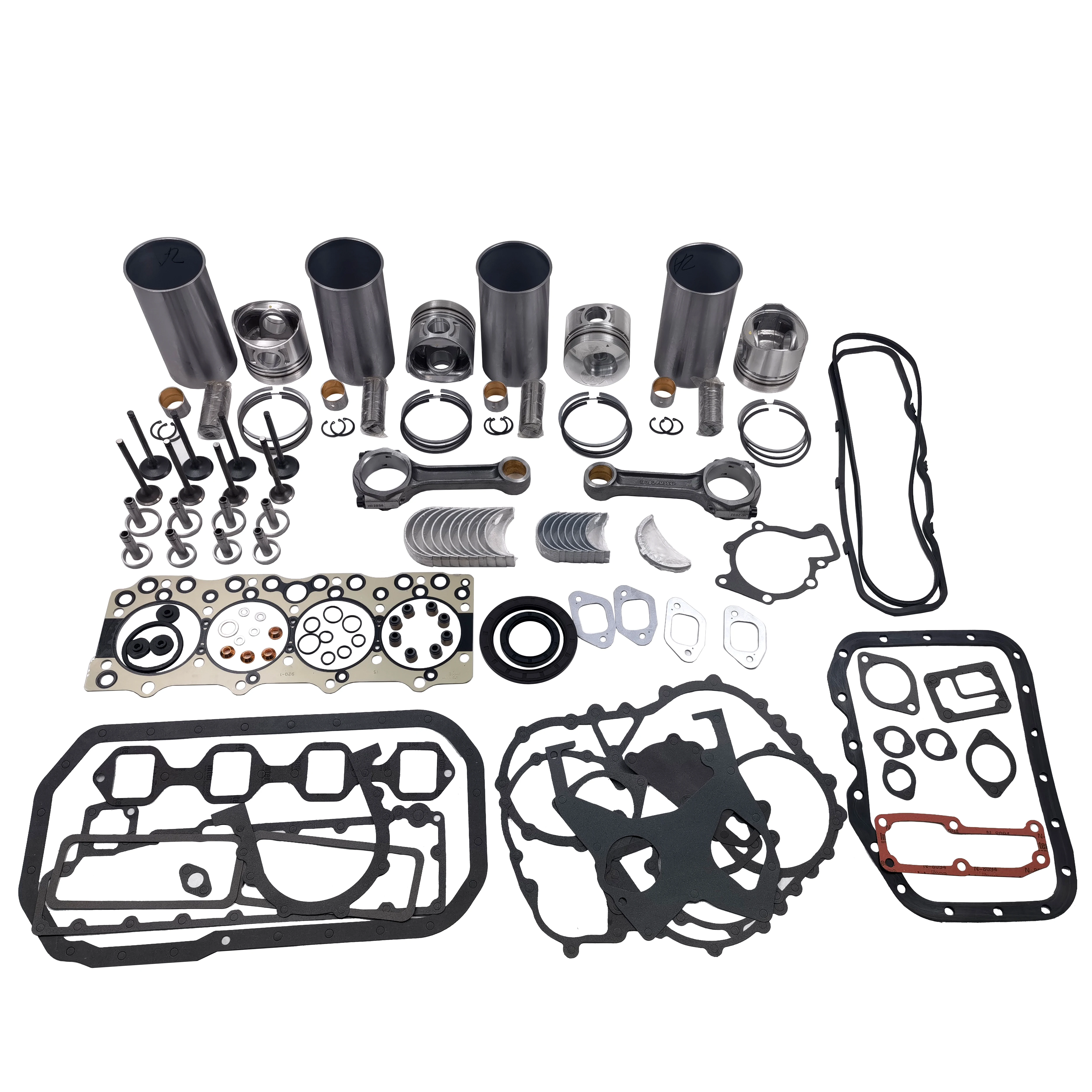 Overhaul Kit 4BE1 Cylinder Piston Set 8-94438-989-1 Gasket Kit 8-94418919-0 Bearing Valve Con Rod for Isuzu Engine Spare Parts - Gupta Tractor Spares Co.