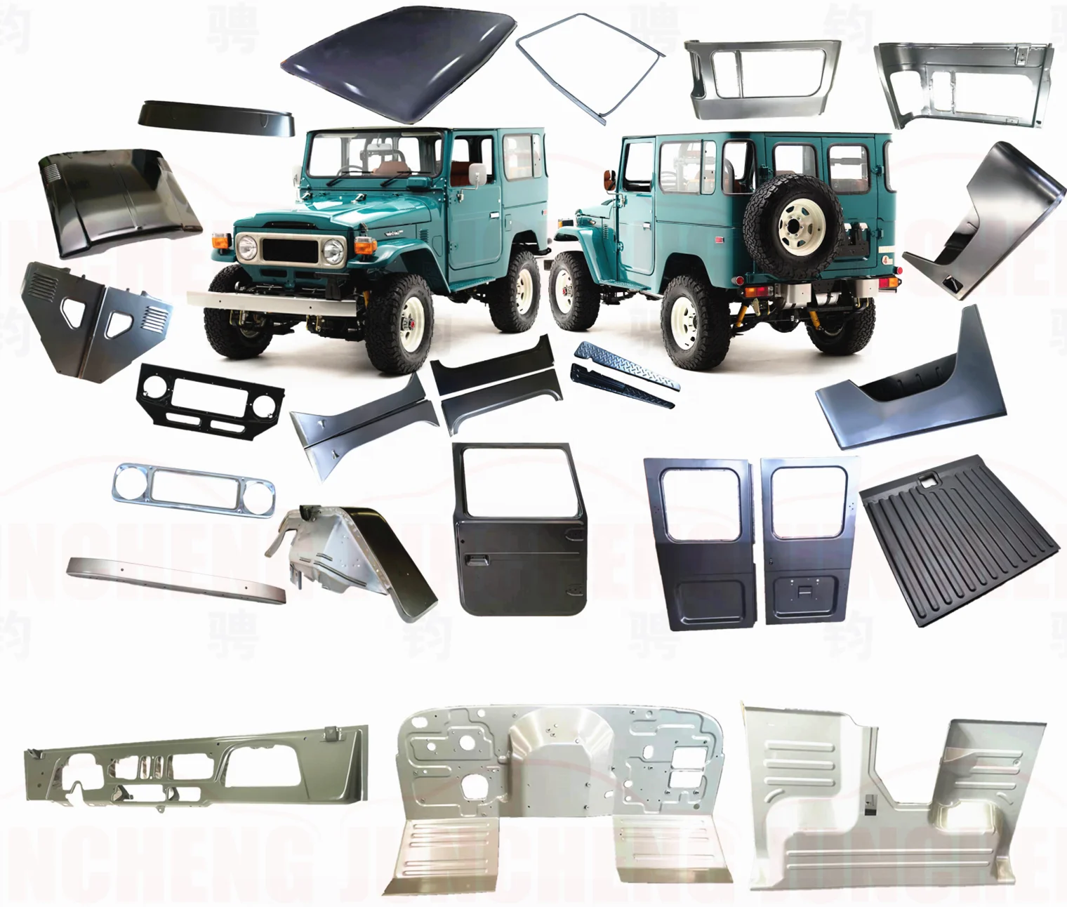 ランドクルーザー40系 FJ40 BJ40 FJ43 BJ44 FJ44 FJ45 HJ45 HJ47 車体