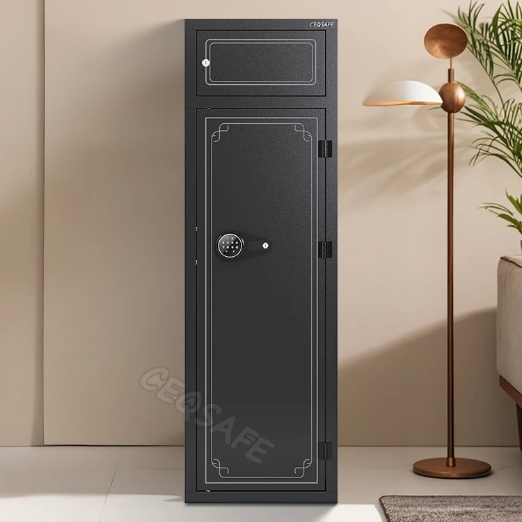 CEQSAFE Gun Safe Electronic Combination Lock with Key Big Size As Furniture Gun Safe Box for Home/Office Usage