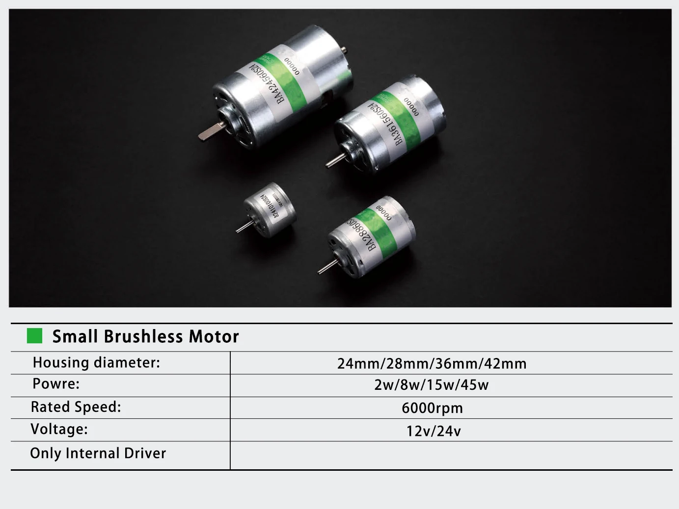 Custom Bldc Motor, 48V, 72V, 1000w, 1.5kw - detail 16