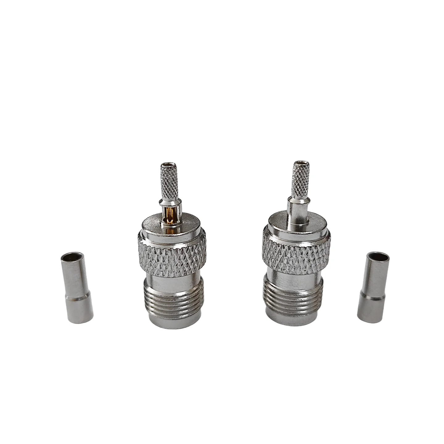 product factory supply tnc c k15 nickel plated tnc female connector for rg316 rg174 cables-1