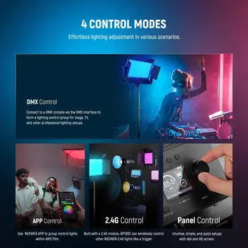 NEEWER AP100C 105W RGB LED Panel Video Light detail image