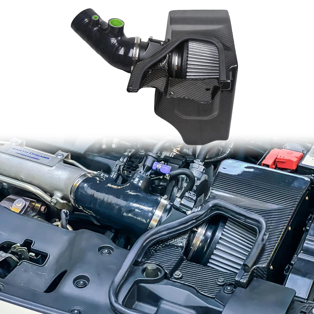 Kyostar Dry Carbon Fiber Cold Air Intake System For 2017-2021 Honda Civic Type R FK8 2.0T