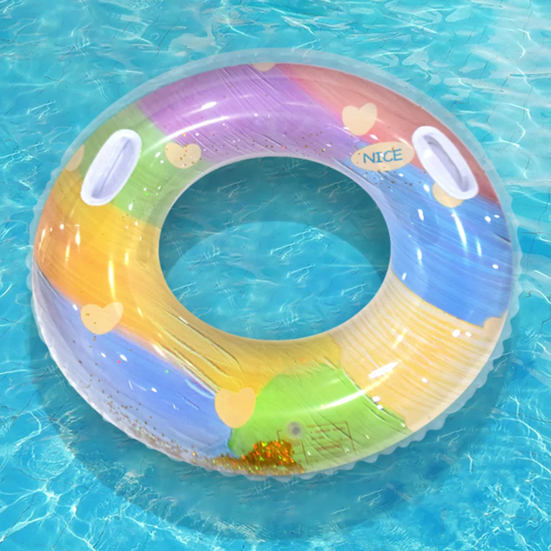 Inflatable Water Toys Safety Floater Swim Ring Kids Adults Swimming