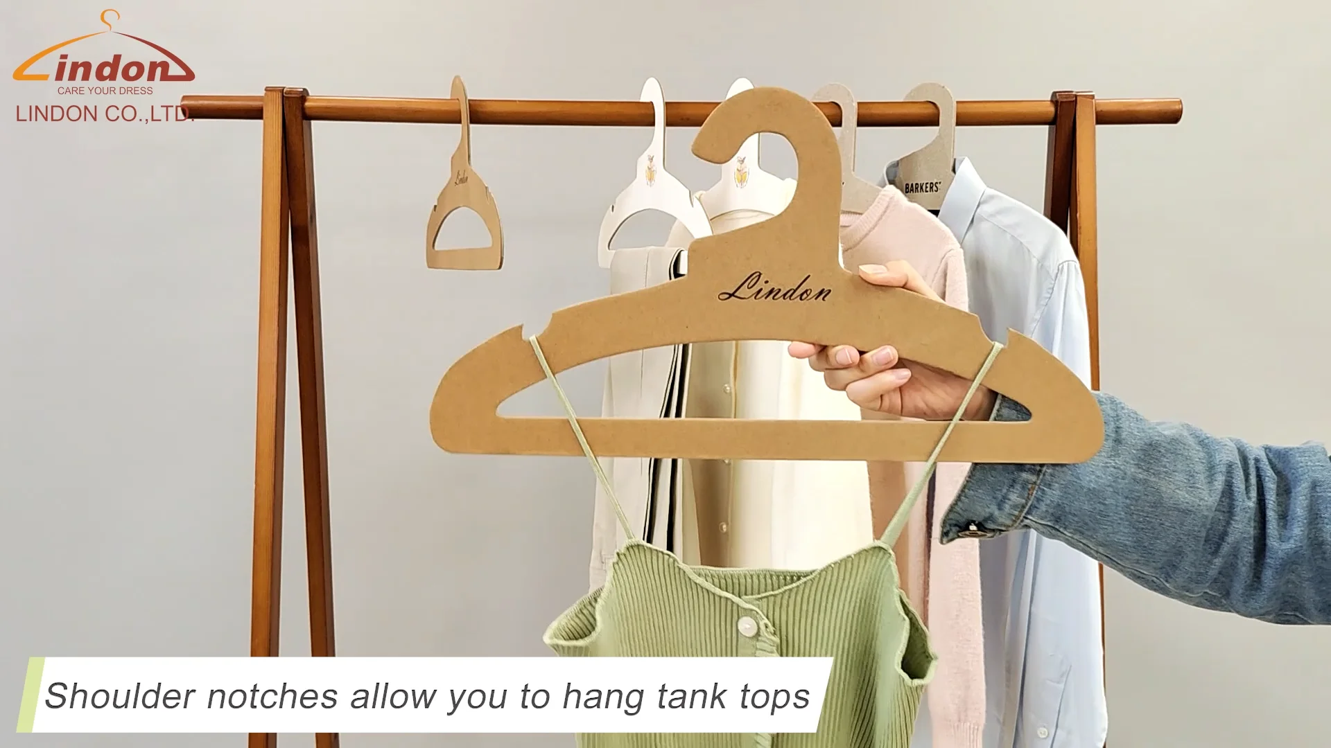 Customized Logo Biodegradable Eco Friendly Recycle Paper Hanger