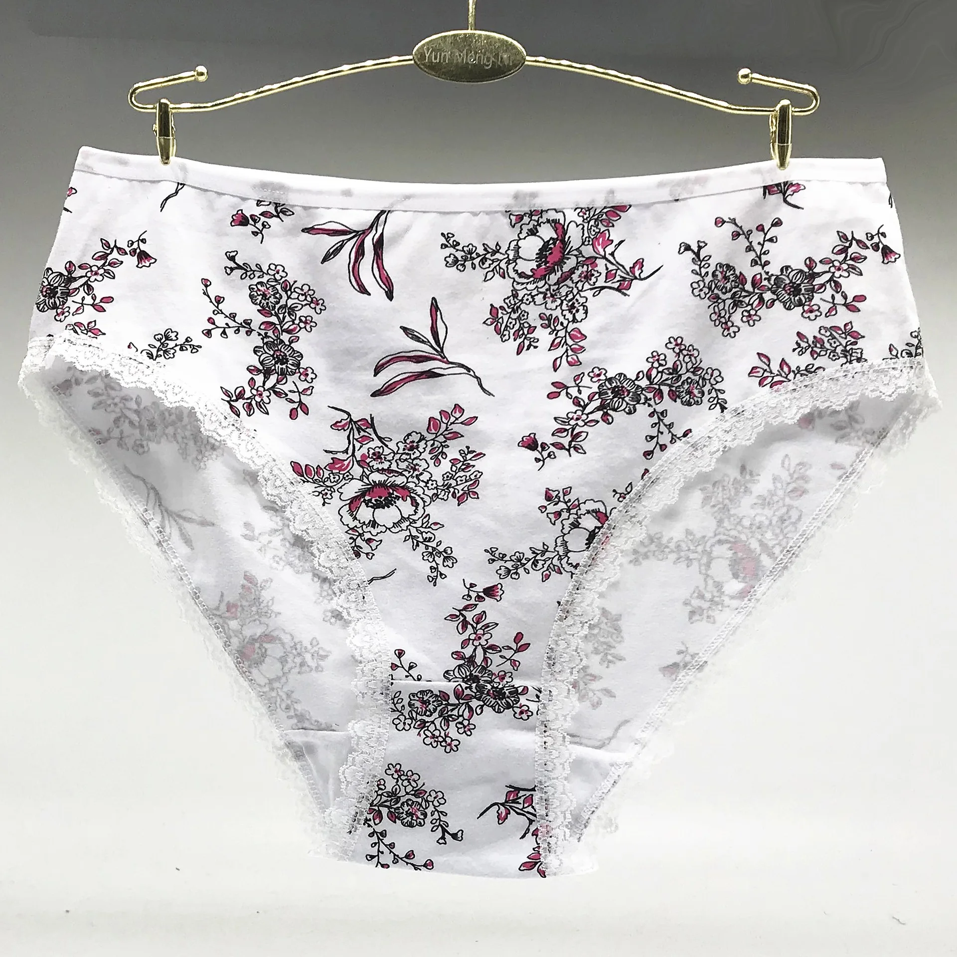 2Pcs/lot XL-4XL Women Cotton Panties High Waist Plus Size Sexy