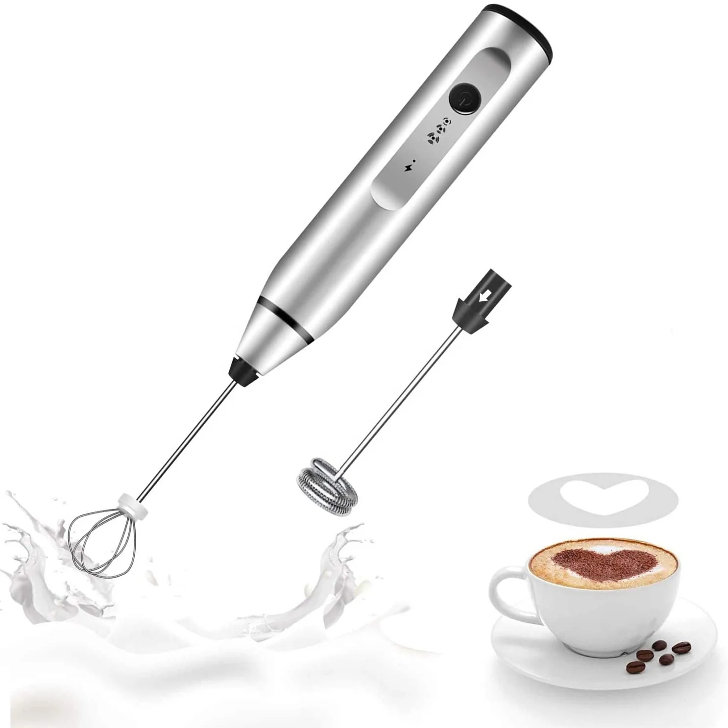 Dropship Milk Frother And Steamer, Electric Milk Warmer With Touch