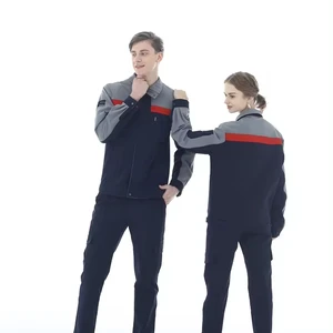 Custom Logo Summer Corporate Long Sleeve Breathable Waterproof Workwear Suit New Fashion Management Jacket Work Uniform Chemical