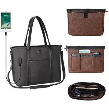 Alternative view of Relavel Hot Selling Large Waterproof USB Laptop Tote Bag for Women Handbags