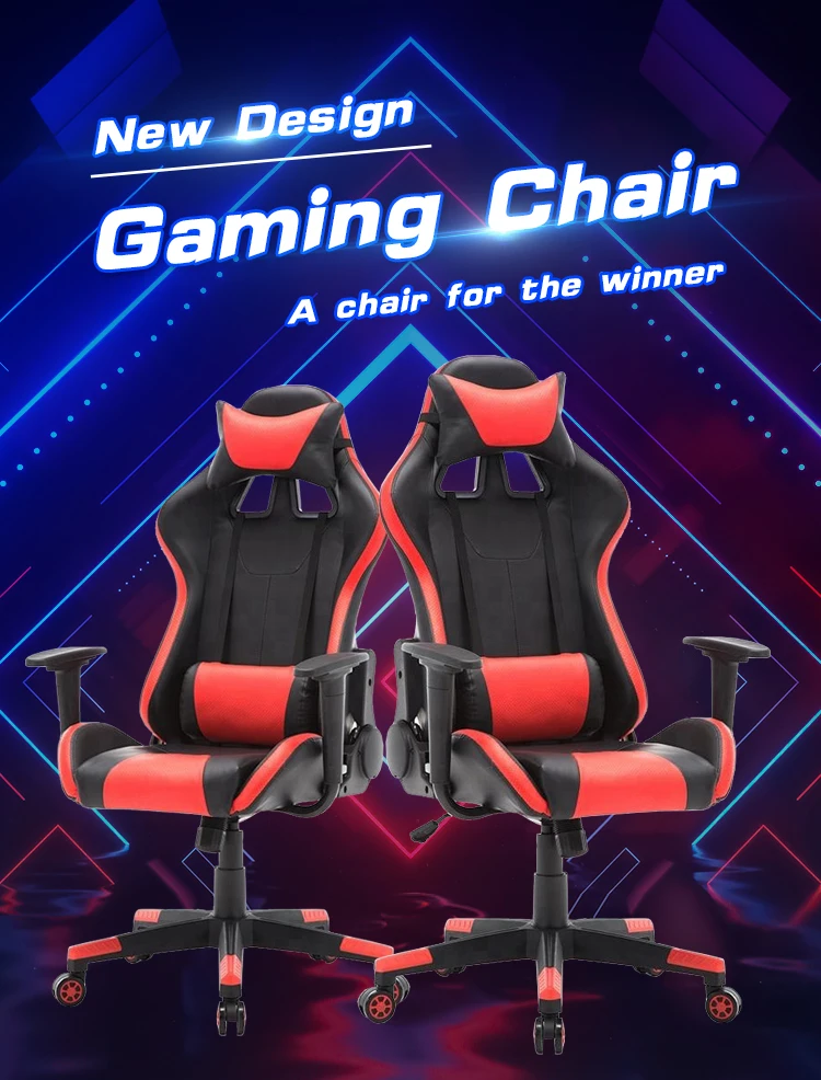 2023 Reclining Silla Gamer Cheap Red Comfortable Floor Gaming Chair 1