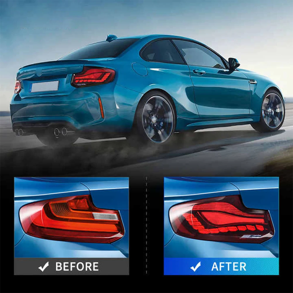 VLAND Factory LED Taillights with Dynamic Start-up Animation 1st Gen 2014-2020 For BMW 2-Series M2 F22 F23 F87 manufacture