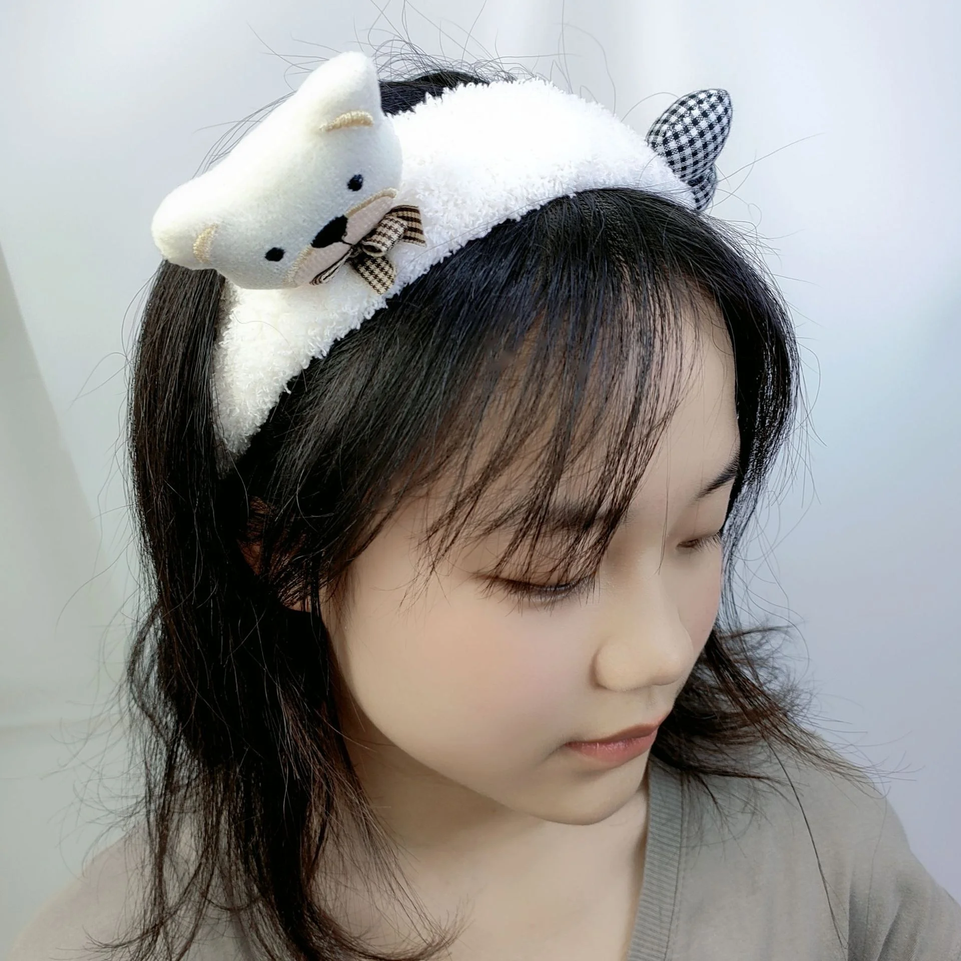 Korean Skincare Headband - Soft Plush Makeup Spa Essentials
