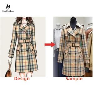 Custom High Quality 100% Merino Wool Women's Blazer Coat Set Trending Coats for Women Ladies Jackets Trench Coat Women Luxury