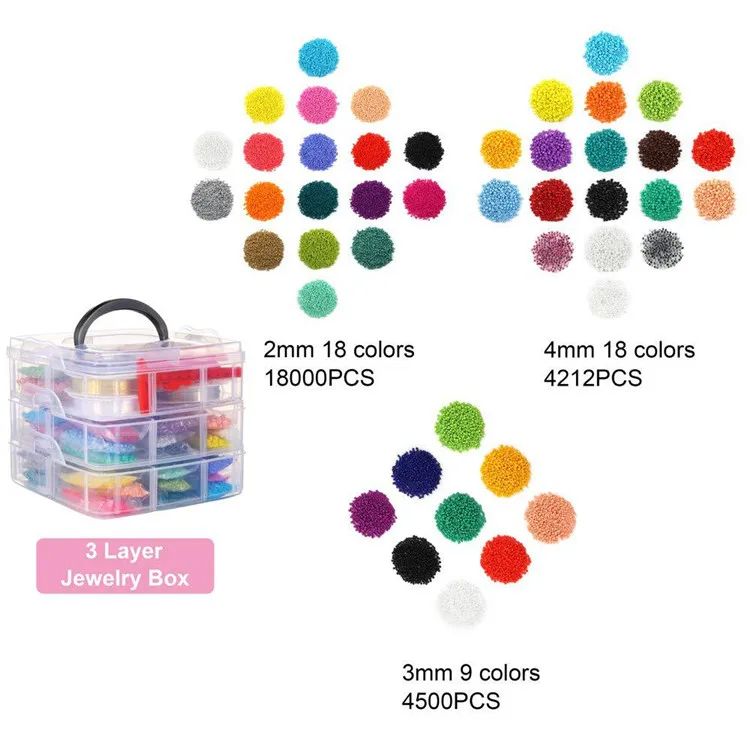 Round Acrylic Letter Beads Set For Kid Bracelets Necklace Making Jewellery Diy Accessory Kit